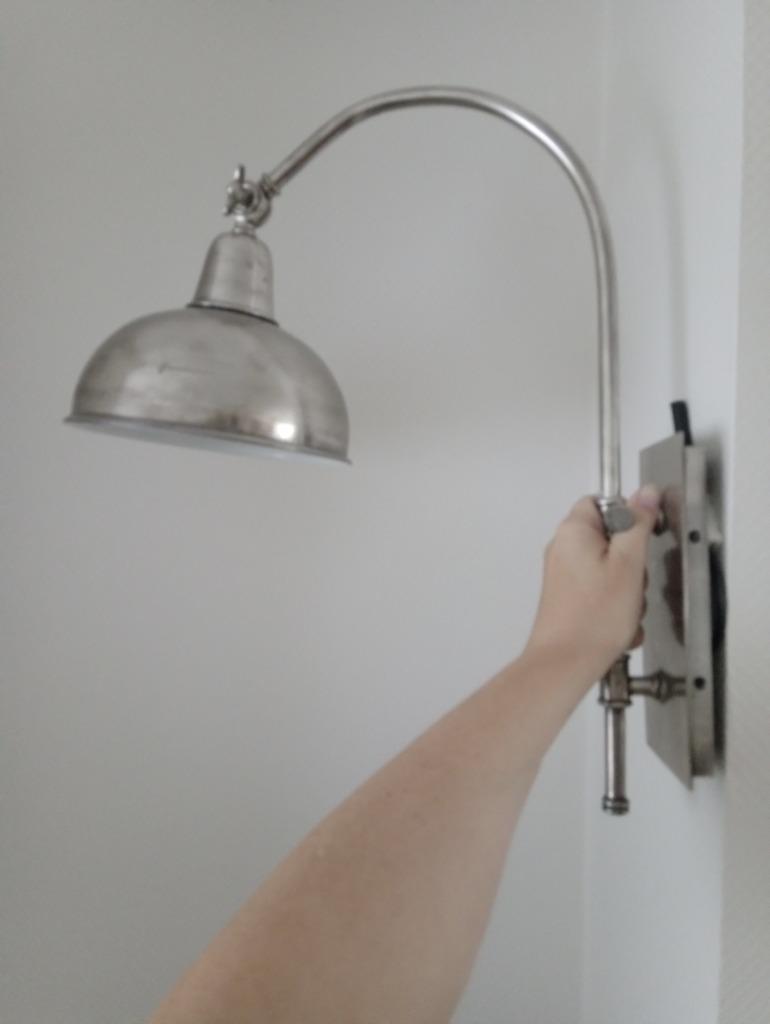 Wandlamp, Ophalen of Verzenden, Nieuw, Metaal, Landelijk/ industrieel