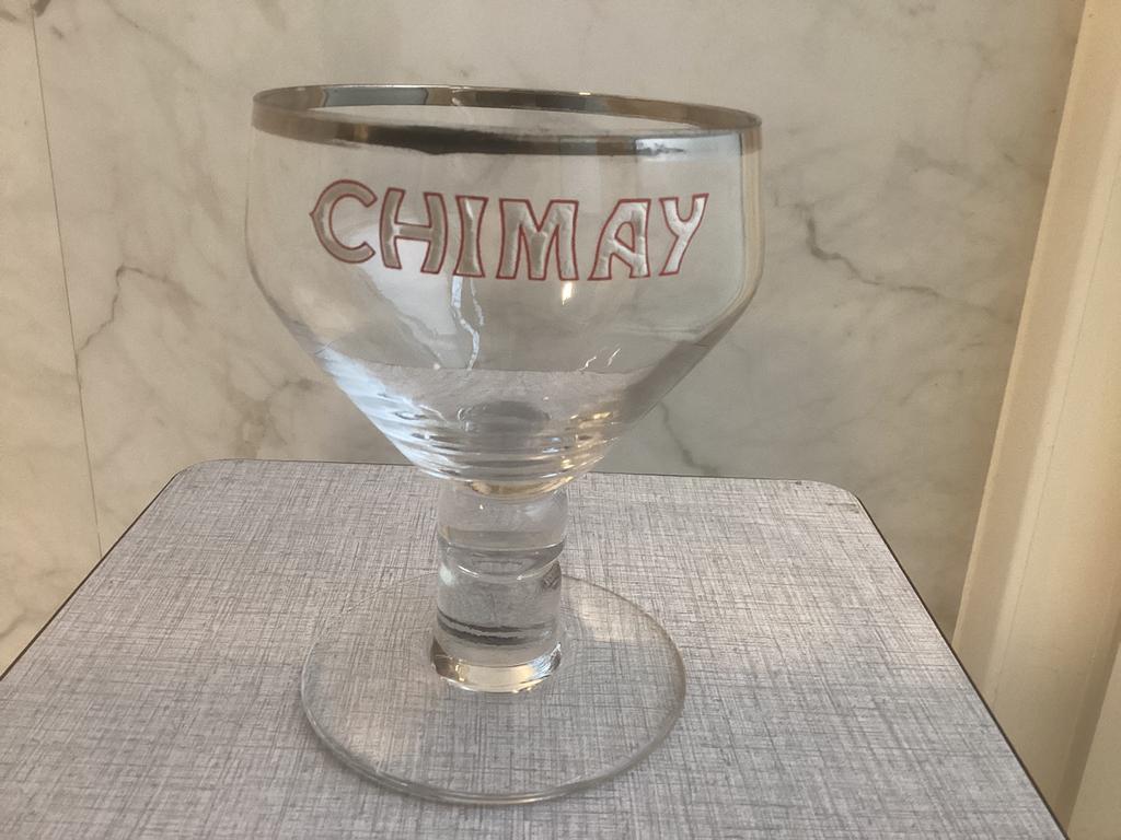 Chimay. Emaille letters. Niet perfect., Ophalen of Verzenden, Zo goed als nieuw