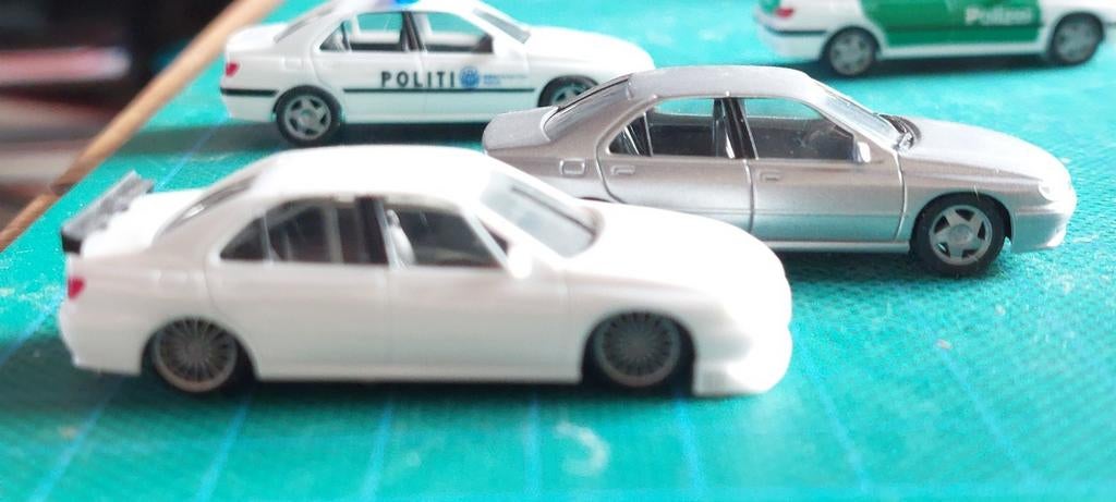 H0LK 0106 PEUGEOT 406 HERPA 1/87, Hobby en Vrije tijd, Ophalen of Verzenden, Zo goed als nieuw, Herpa