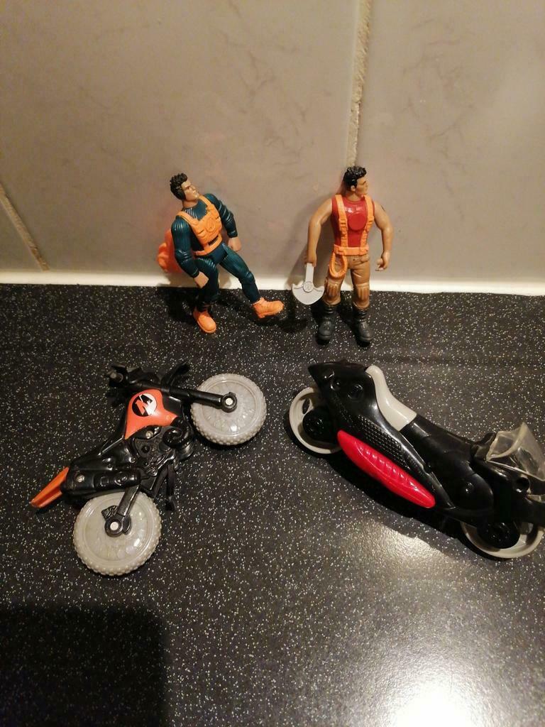Action men met brommer, Ophalen of Verzenden, Gebruikt