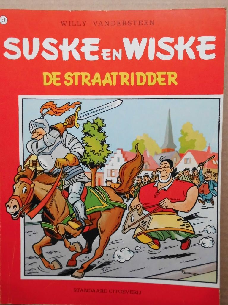 Suske en Wiske - De straatridder, Gelezen, Willy Vandersteen, Eén stripboek, Ophalen of Verzenden