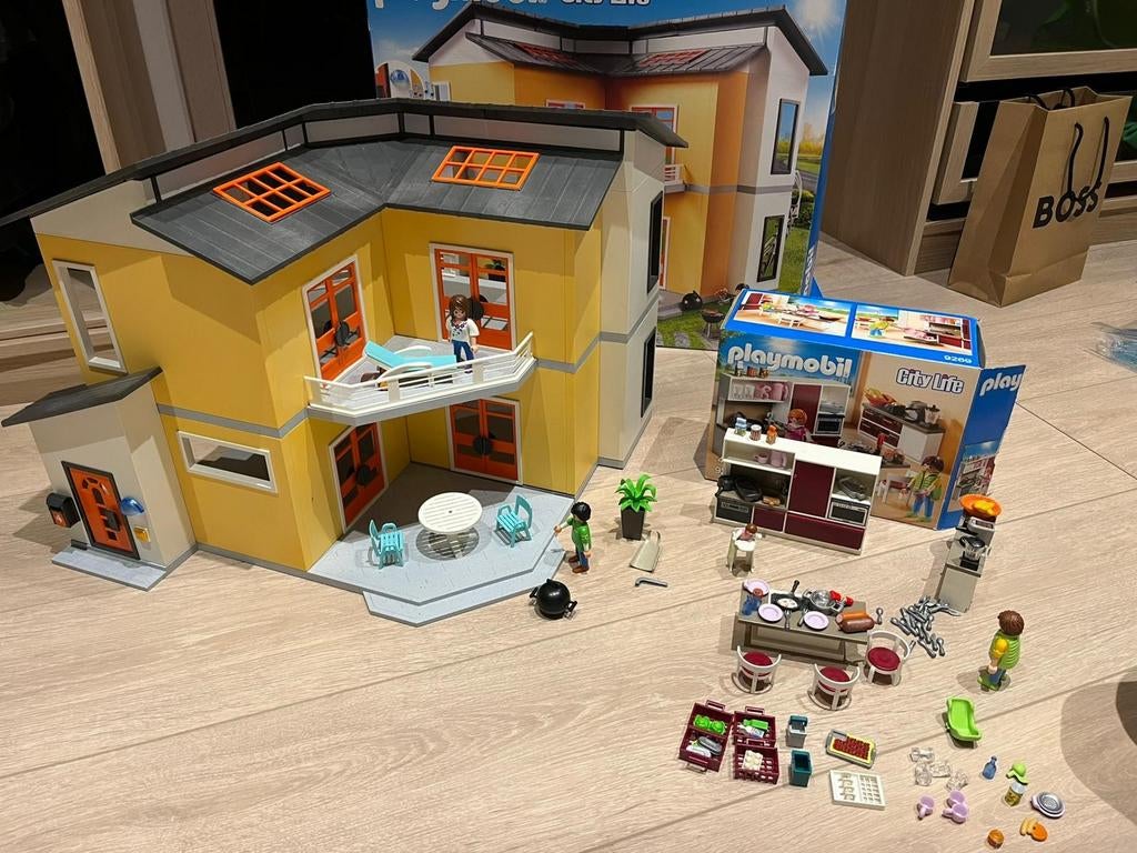 Enorme PLAYMOBILS-kavel. UITSTEKENDE CONDITIE., Ophalen