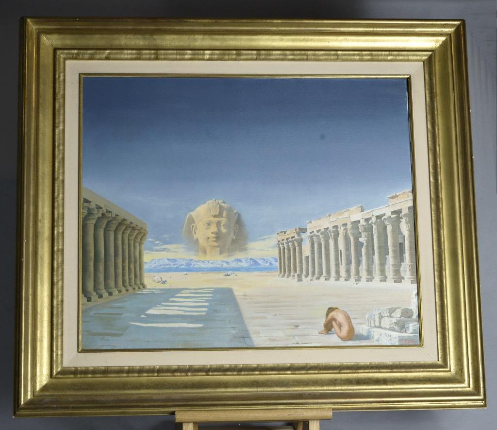 Tableau Jean Crets huile, Antiquités & Art, Enlèvement ou Envoi