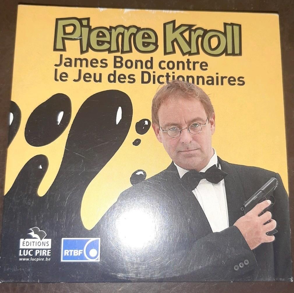 Cd - Pierre kroll - James bond contre le jeu du dictionnaire, CD & DVD, CD | Humour & Cabaret, Enlèvement ou Envoi, Utilisé