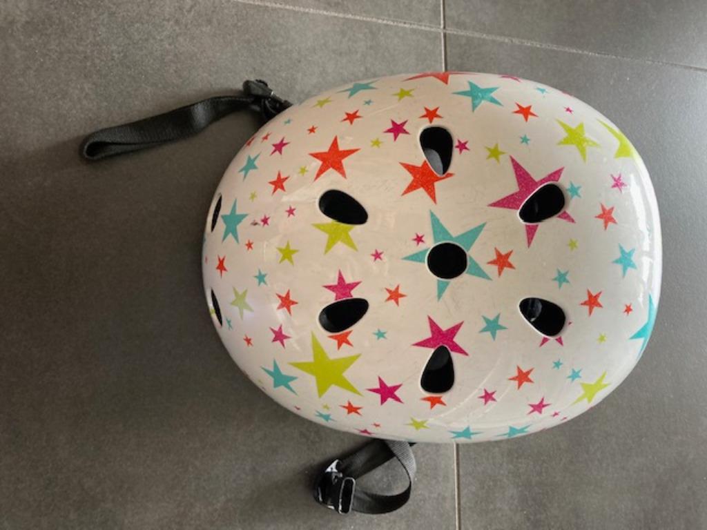 Helm sterretjes Kiddimoto large, Fietsen en Brommers, Gebruikt, Jongen of Meisje, L, Ophalen