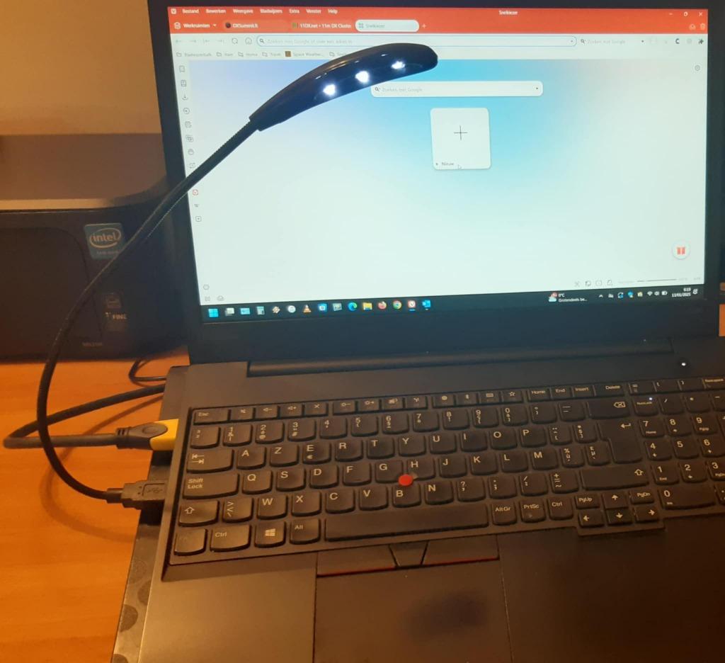 American Dj Lite led lamp voor laptop of DMX tafel, Computers en Software, Overige Computers en Software, Zo goed als nieuw, Ophalen of Verzenden