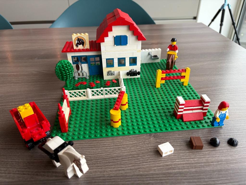 lego 6379 vintage Riding Stable - Manege van 4-99 jaar - fot, City, Enlèvement ou Envoi, Lego, Ensemble complet