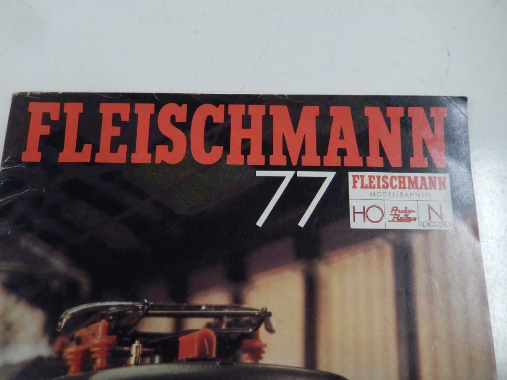 catalogus FLEISCHMANN (Modellbahnen 77), Enlèvement ou Envoi, Comme neuf, Train, Livre ou Revue