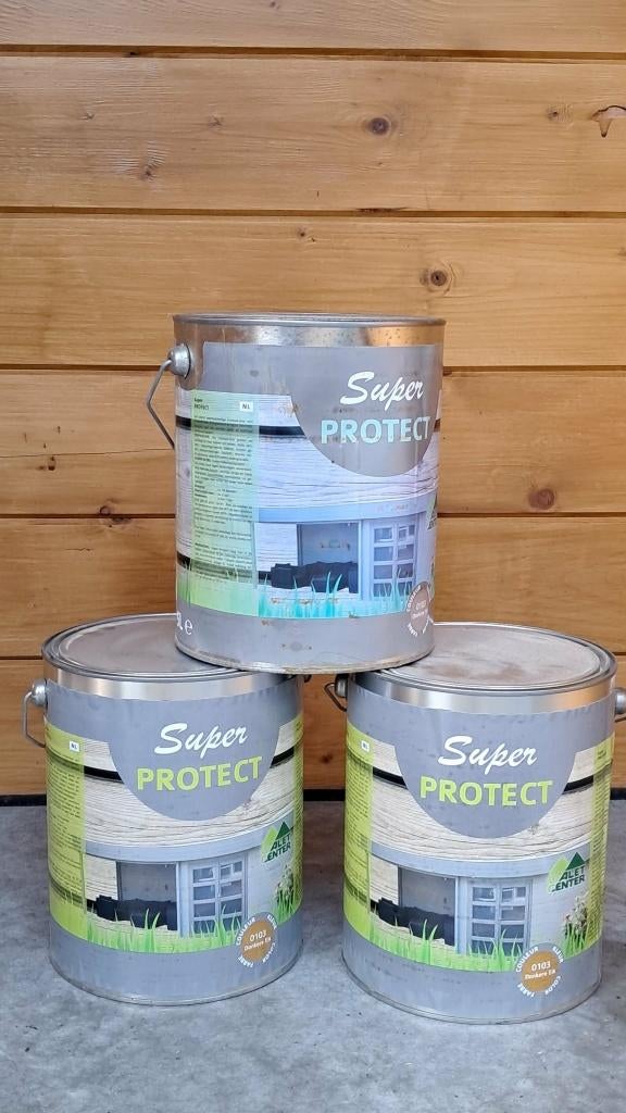 Beits, donker eik, 3 potten, Bricolage & Construction, Peinture, Vernis & Laque, Neuf, Enlèvement, Lasure, 10 à 15 litres