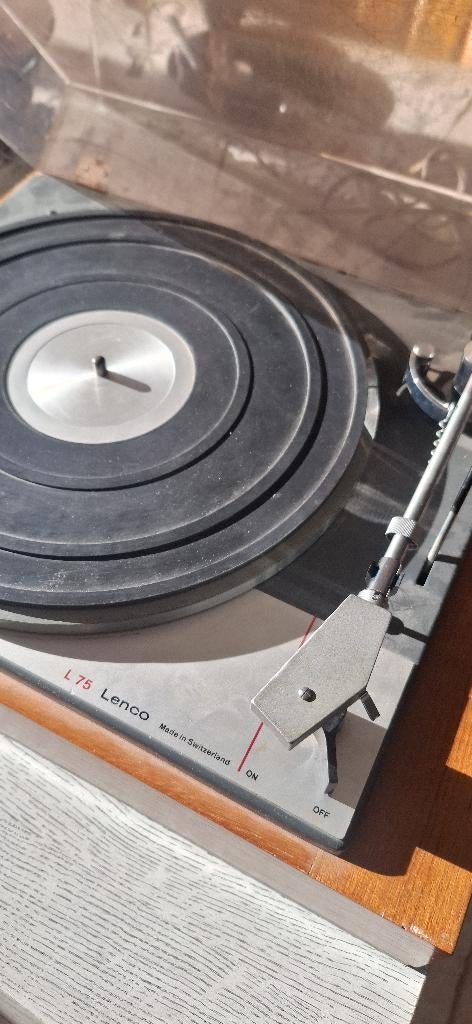 Platenspeler Lenco L75 vintage, Gebruikt, Automatisch, Platenspeler, Ophalen