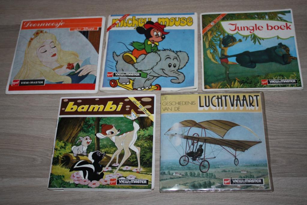 View-Master schijvensets , Disney +- 1959 per stuk, Verzamelen, Ophalen of Verzenden, Overige figuren, Gebruikt, Overige typen