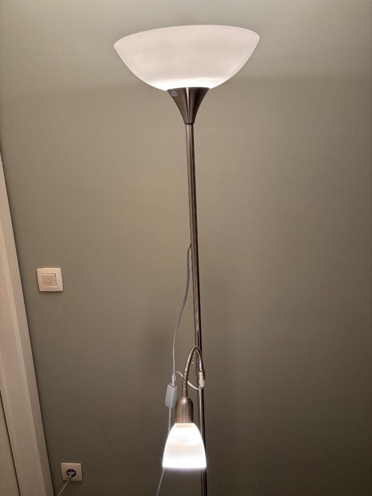 Staande lamp voor binnen, Enlèvement, Comme neuf, Métal