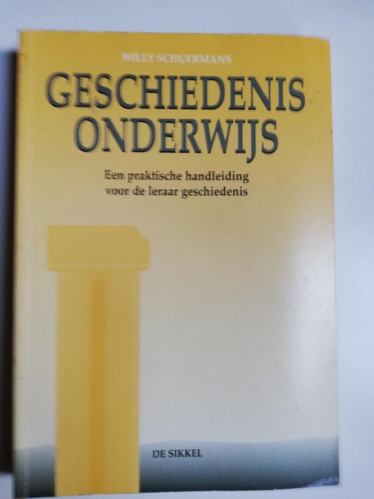 Didactische begeleiding voor de leraar geschiedenis met besp, Ophalen of Verzenden, Gelezen, Hogeschool, W. Schuermans