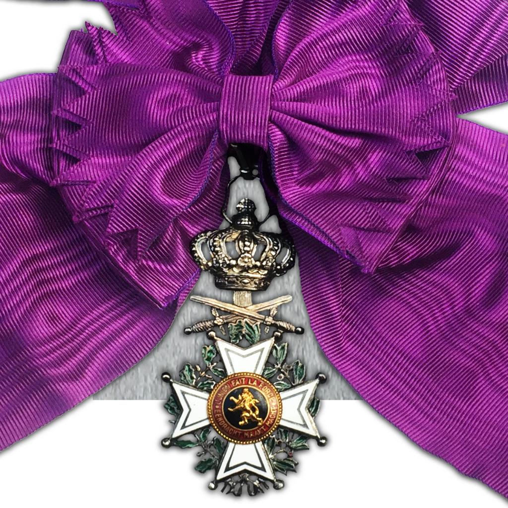 🚨ABL RARE BIJOU GRAND CORDON ORDRE LEOPOLD 1ER ORIGINAL, Envoi, Armée de terre, Ruban, Médaille ou Ailes