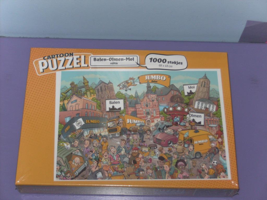 Puzzel: jumbo balen-olmen-mol. (beperkte oplage), Ophalen of Verzenden, 500 t/m 1500 stukjes, Nieuw, Legpuzzel