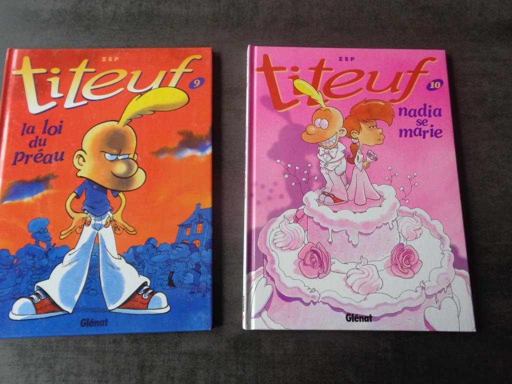 2 BD "Titeuf" n 9 et 10 (eo), Livres, Enlèvement