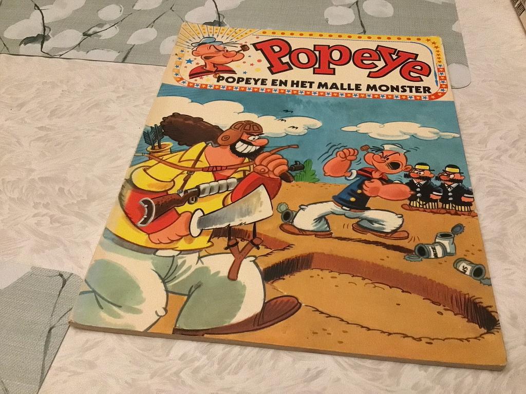 Strip Popeye en het malle monster 1972, Ophalen of Verzenden