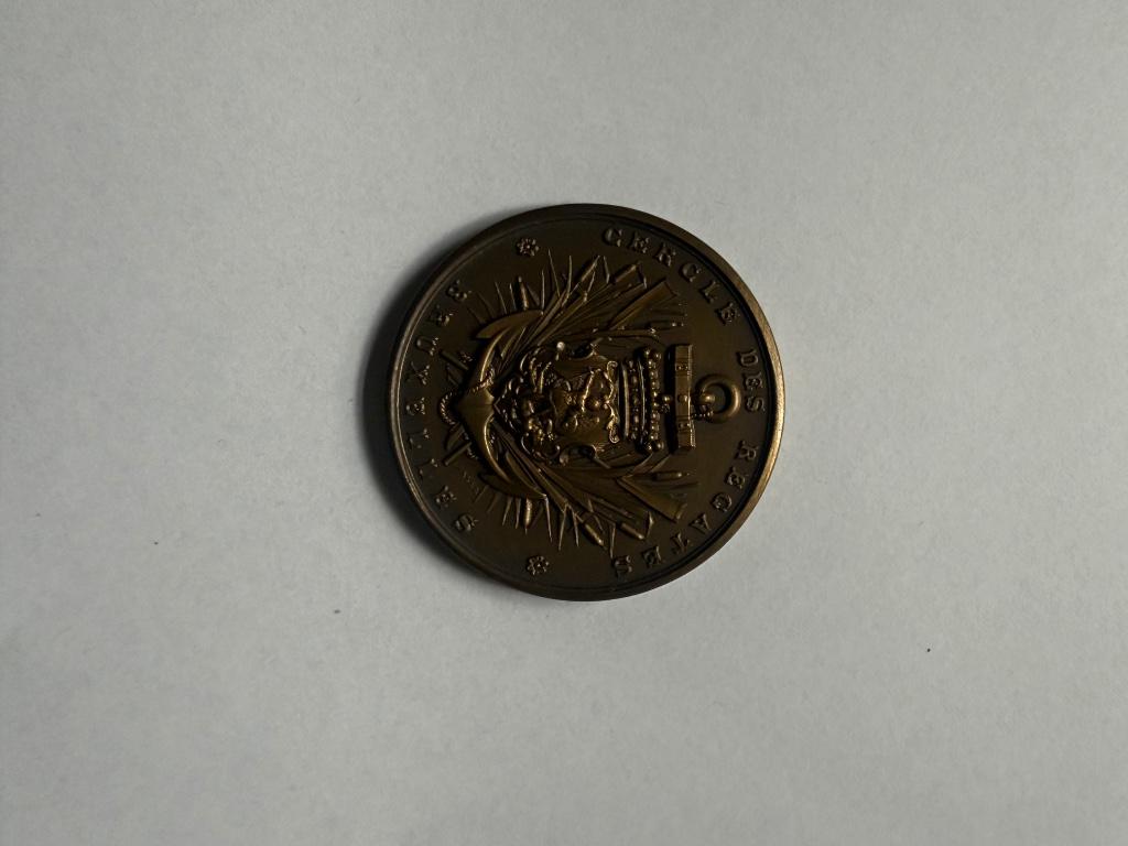 Médaille Cercle de Régates Bruxelles 1945 Handicap d'Hiver, Envoi