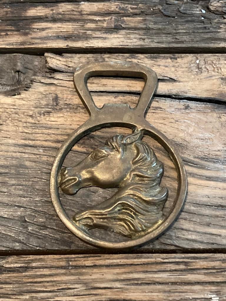 Ouvre-bouteille vintage - cheval (cuivre ou laiton), Enlèvement ou Envoi, Cuivre