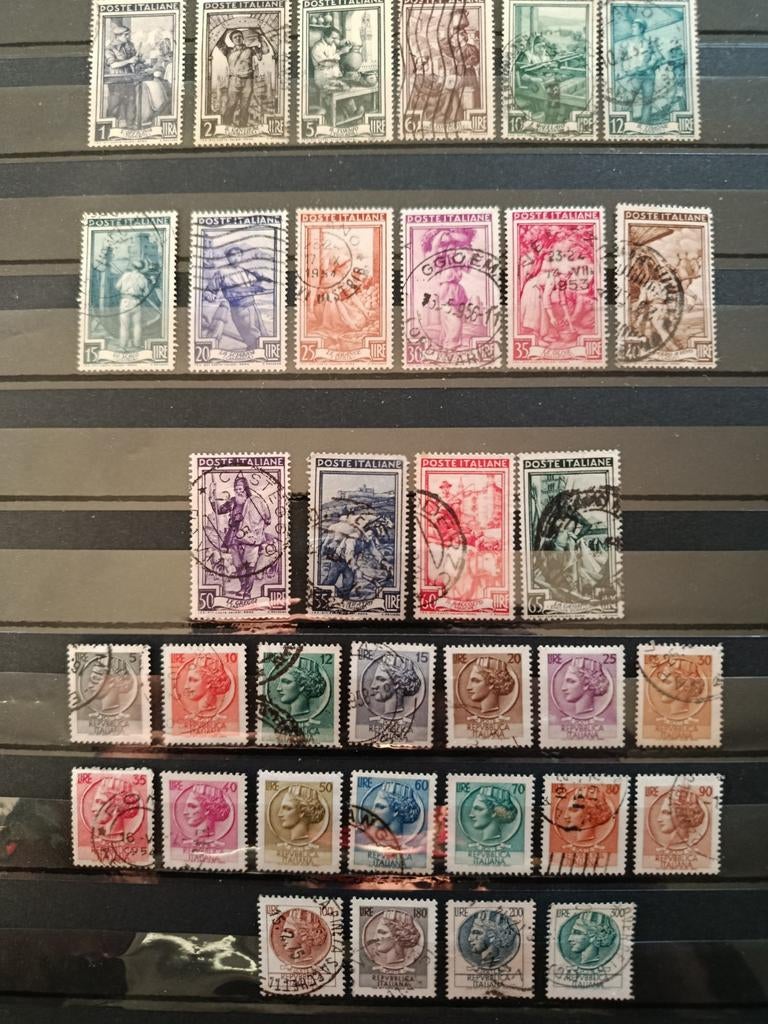 Postzegels Italië., Timbres & Monnaies, Timbres | Indes orientales néerlandaises, Enlèvement ou Envoi