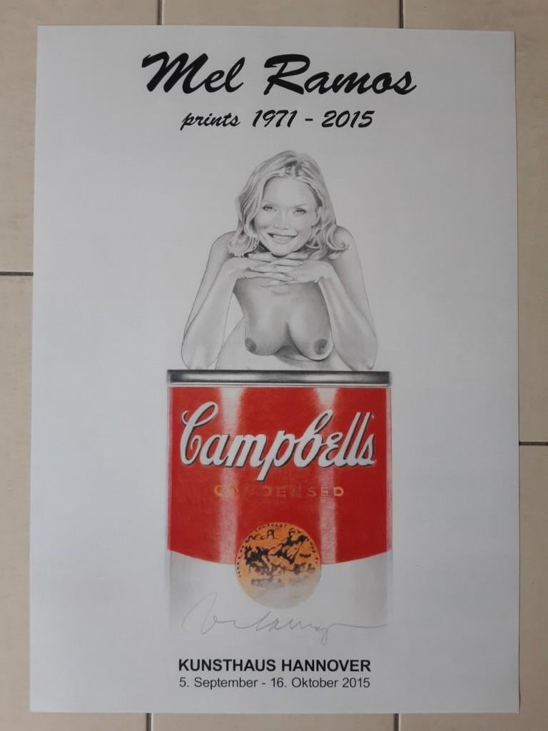 Mel Ramos - Campbell's - Hannover 2015, Antiek en Kunst, Kunst | Litho's en Zeefdrukken, Ophalen of Verzenden