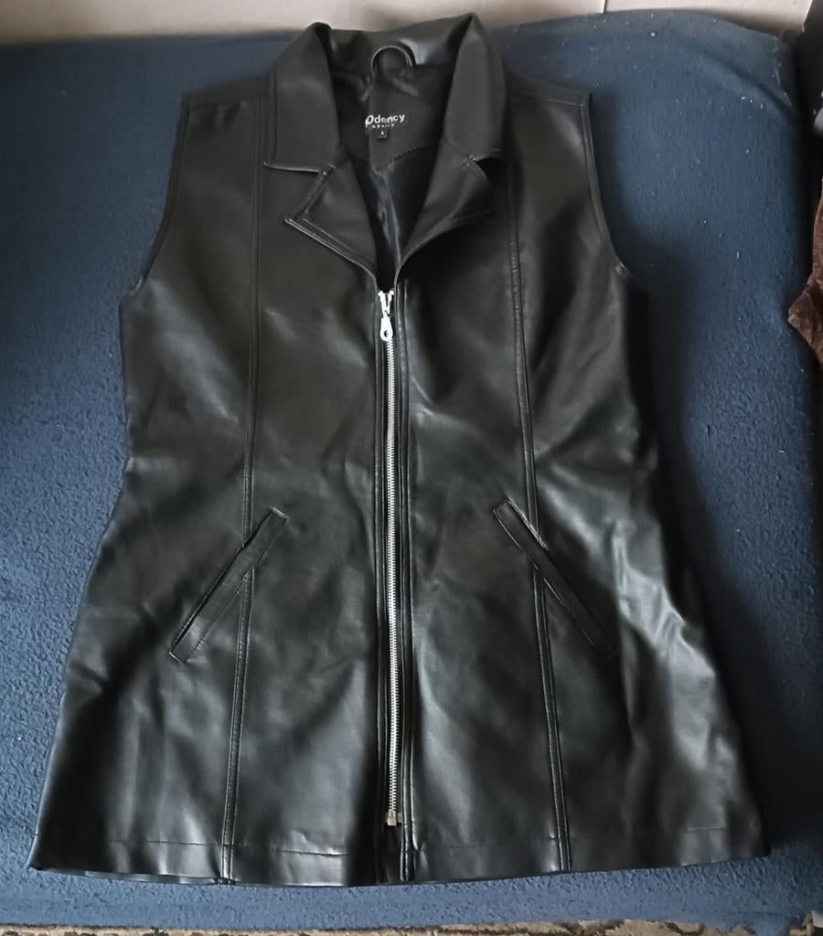 Lederen Gilet, Kleding | Dames, Ophalen of Verzenden