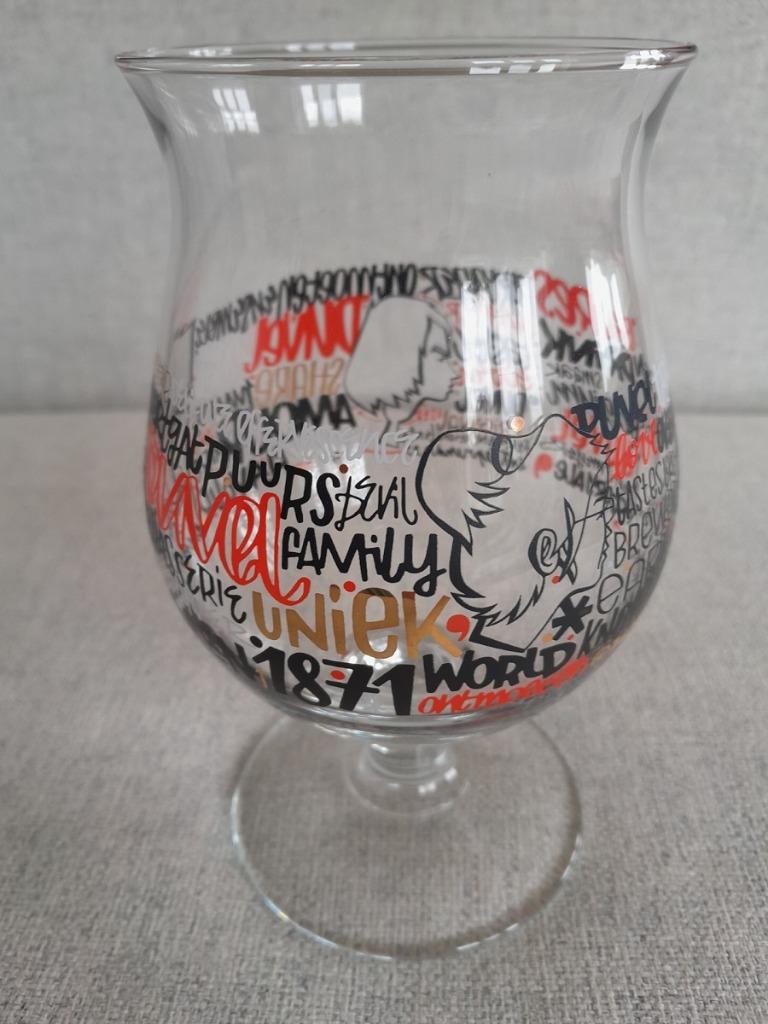 Duvel Denis Meyers 2018 glas bierglas, Verzamelen, Ophalen of Verzenden, Duvel