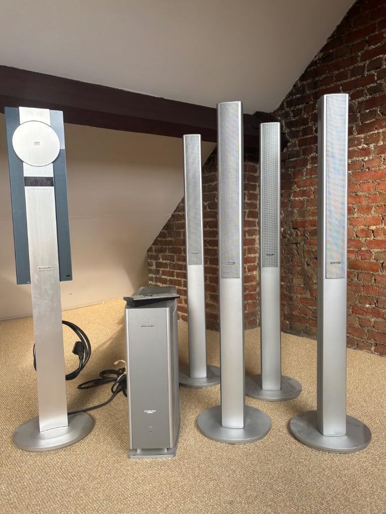 Panasonic DVD/CD speler met 4 surroundluidsprekers, Ophalen, Zo goed als nieuw, Dvd-speler, Panasonic