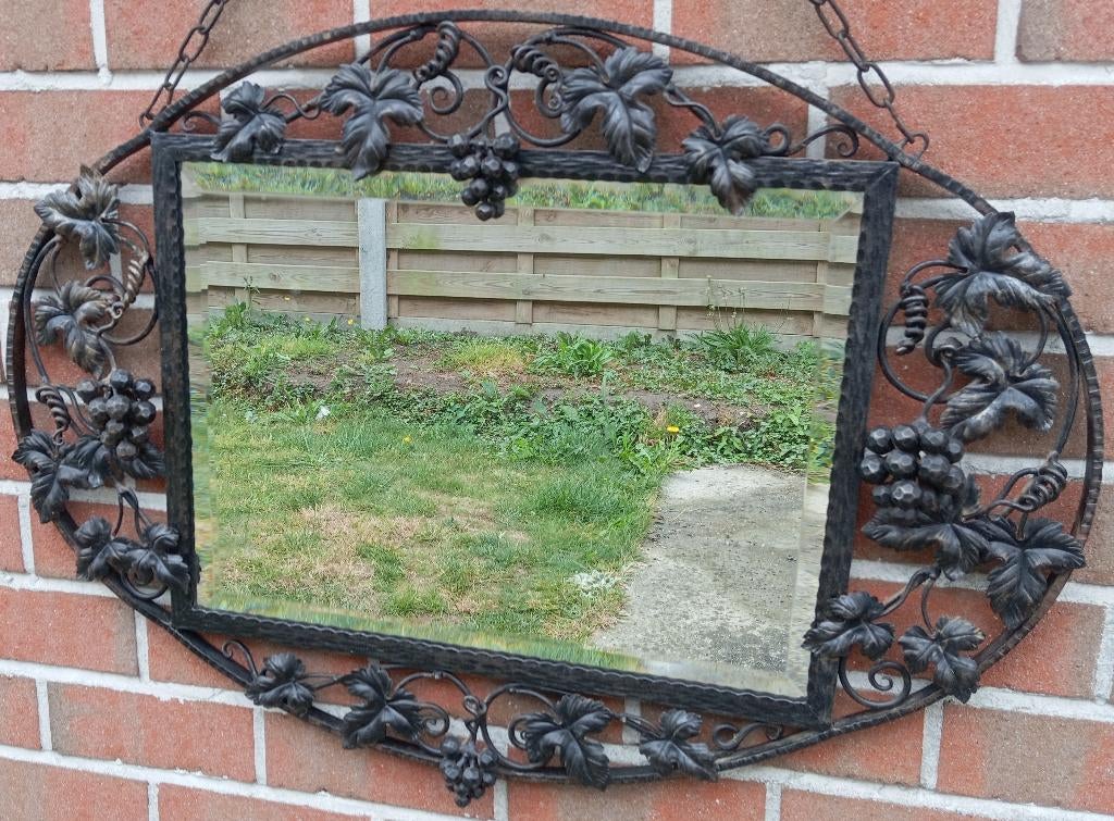 ferronnerie miroir art déco (Louis Van Boeckel), Enlèvement ou Envoi, Autres formes