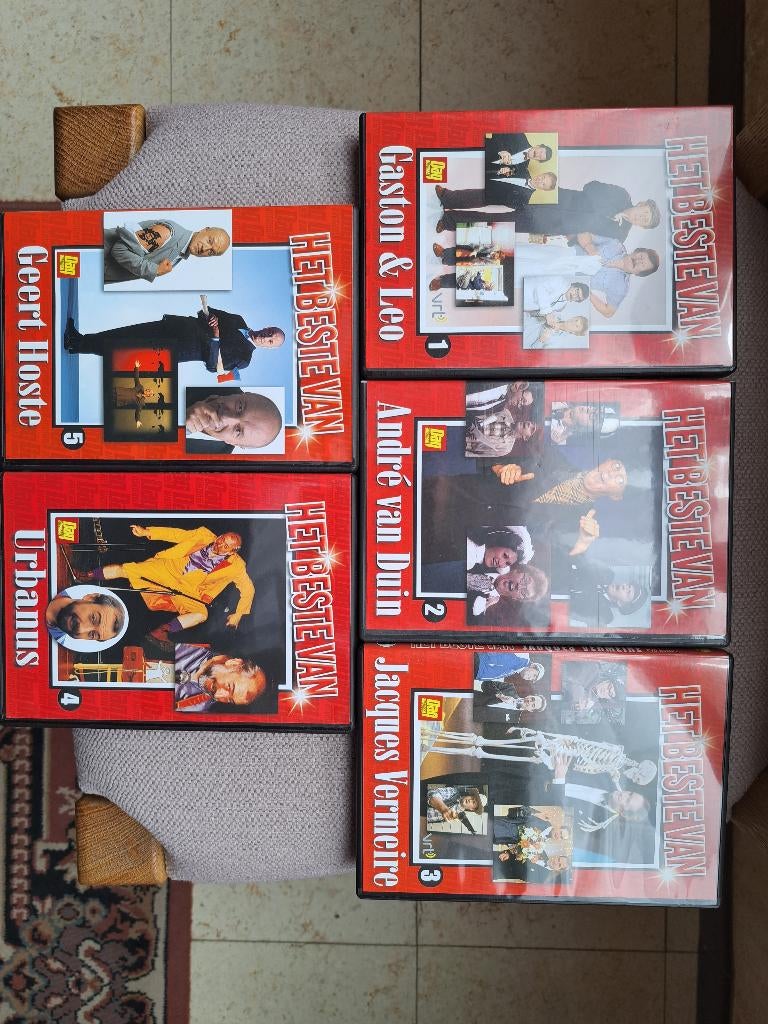 DVD - Humor reeks “Het beste van” – 5 DVD’s, Cd's en Dvd's, Ophalen of Verzenden, Zo goed als nieuw, Tv-programma of Sketches