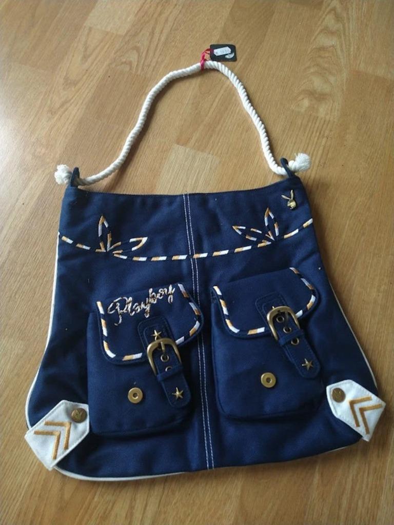 handtas van playboy ' marine ', Handtassen en Accessoires, Tassen | Damestassen, Verzenden, Handtas