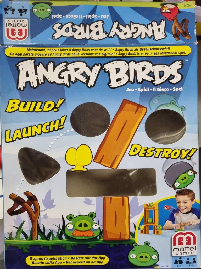 Angry Birds gezelschapsspel, Hobby en Vrije tijd, Gezelschapsspellen | Bordspellen, Ophalen, Gebruikt, Mattel