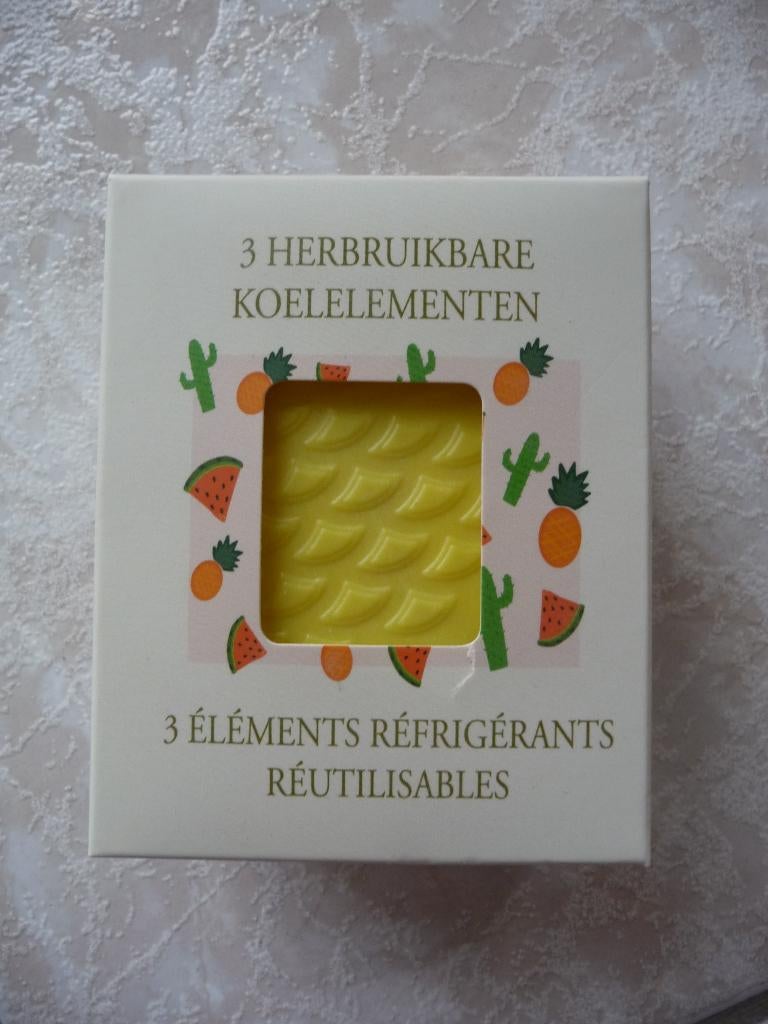 3 herbruikbare koelelementen, Ophalen of Verzenden, Nieuw, Koelelement, Koelelement