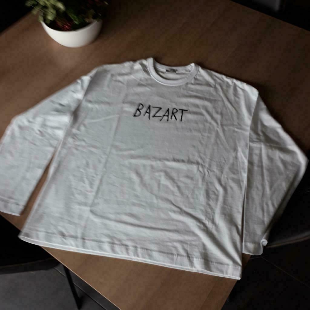 Bazart long-sleeve shirt M, Wit, Maat 42/44 (L), Nieuw, Lange mouw