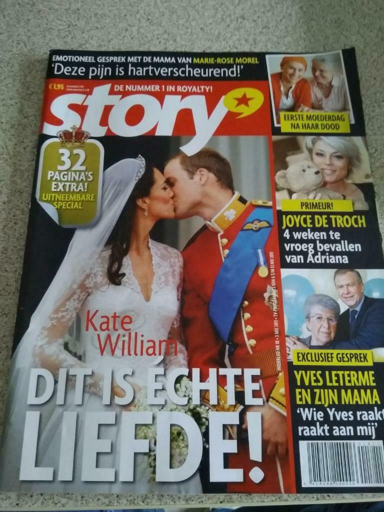 Story - 32 Pagina's Kate & William, Ophalen of Verzenden