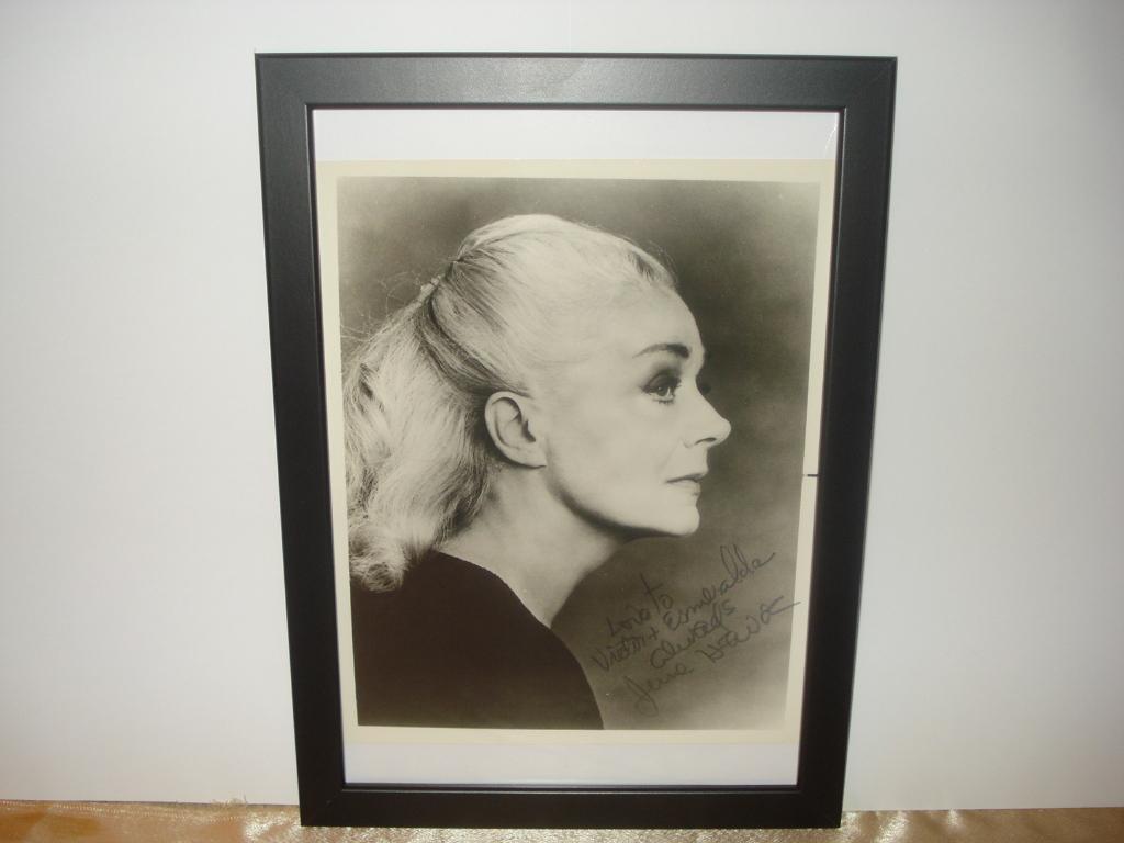JUNE HAVOC Photo d'Epoque avec Signature Originale - Rare, Rechthoekig Staand, Met lijst, A4 of kleiner, Ophalen of Verzenden