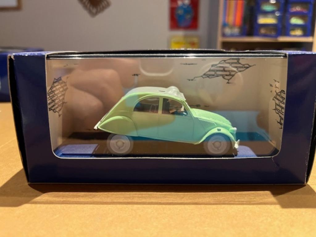 kuifje Tintin auto 1/43 nr 6 bieden vanaf 20€, Verzamelen, Ophalen of Verzenden, Kuifje, Zo goed als nieuw