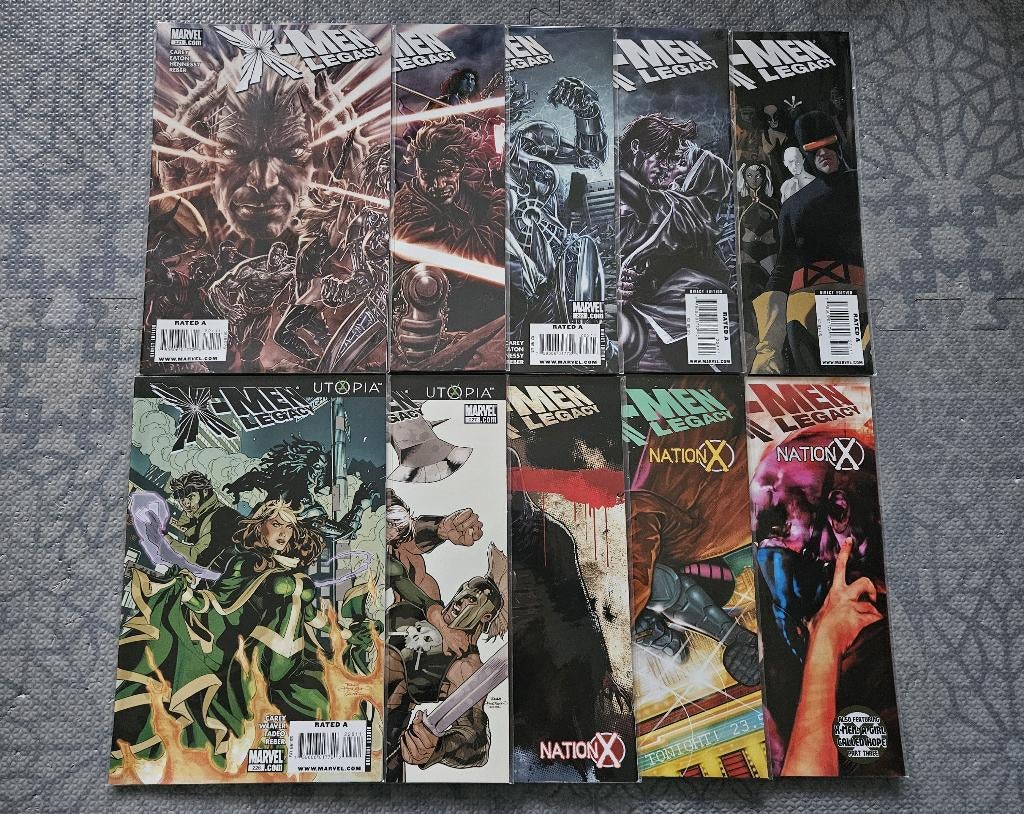 X-Men : Legacy (vol.1) #221-230 (2009-10), Complete serie of reeks, Ophalen of Verzenden, Nieuw