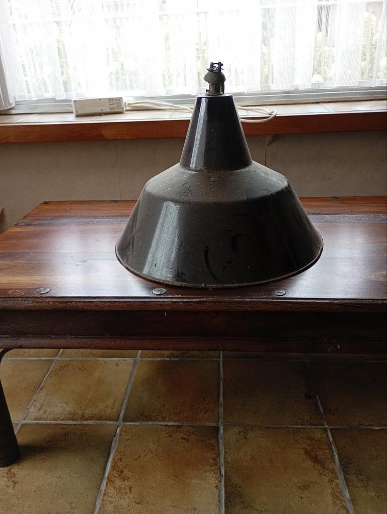 Vintage emaille licht, Ophalen
