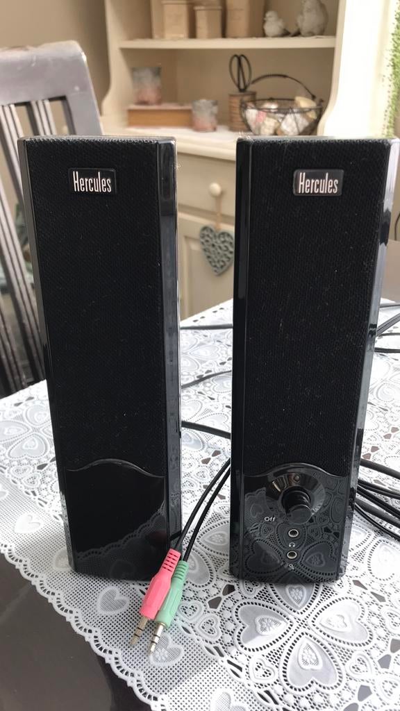 Hercules  gloss XPS 2.010 boxen, Audio, Tv en Foto, Luidsprekerboxen, Ophalen of Verzenden, Zo goed als nieuw