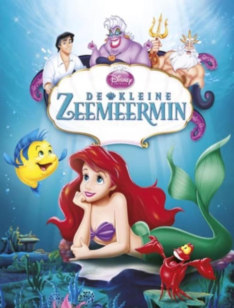 De kleine zeemeermin / Disney prinses, Ophalen of Verzenden, Zo goed als nieuw