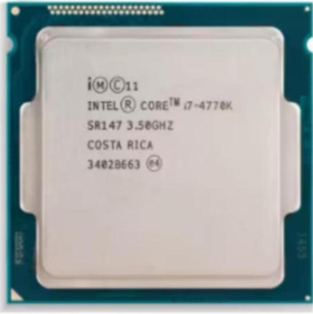 Intel Core i7 4770K 3.5GHz CPU met Socket LGA 1150, Computers en Software, Processors, Ophalen of Verzenden, Gebruikt, 3 tot 4 Ghz