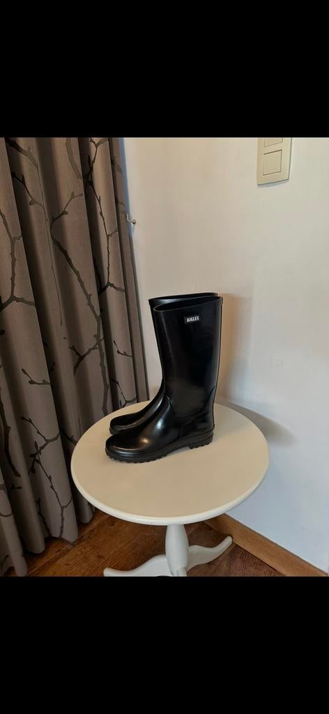 Laarzen regenlaarzen nieuw maat 41 zwart Aigle, Ophalen of Verzenden, Zo goed als nieuw, Zwart, Regenlaarzen