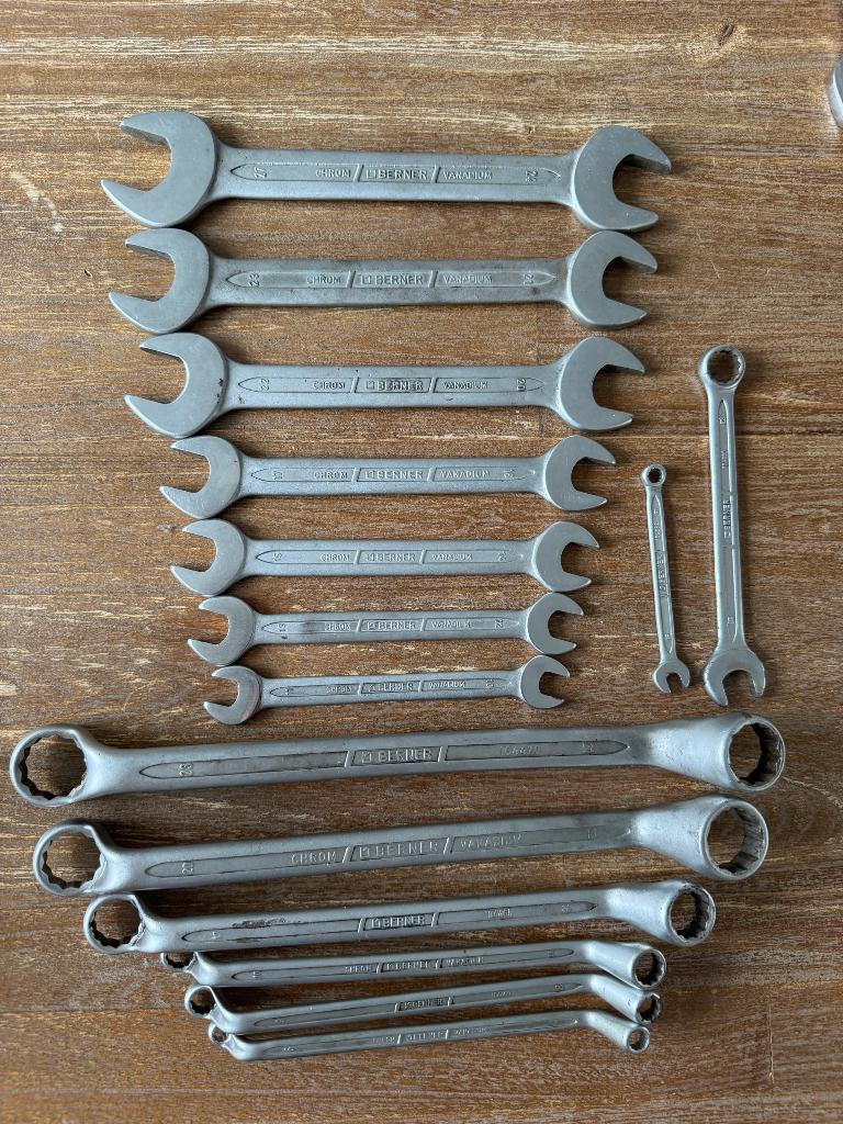 Set combinatiesleutels — Facom, Stahlwille, Würth, Berner, Ophalen, Gebruikt