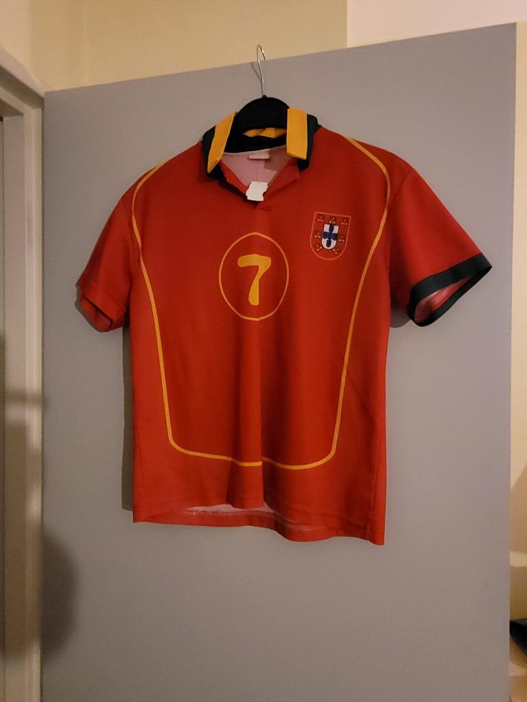 maillot du Portugal de Figo taille 10 ans, Taille XS ou plus petite, Enlèvement ou Envoi, Comme neuf, Maillot