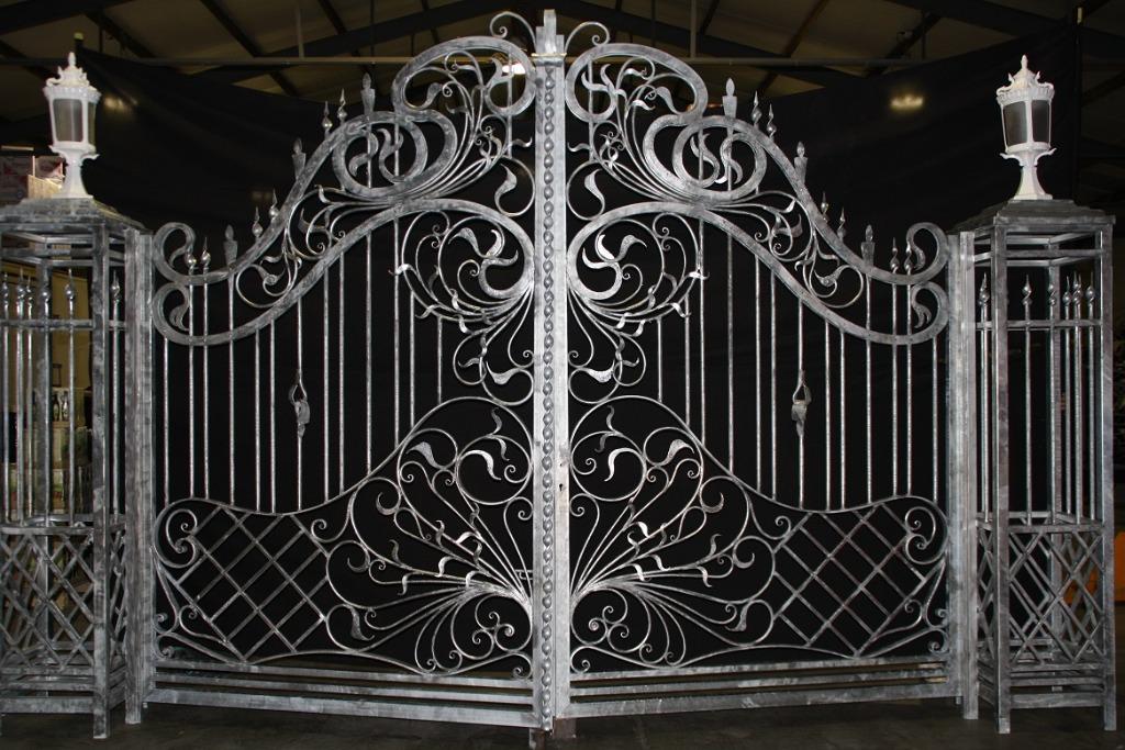 tuinpoort villapoort direct leverbaar (kunstwerk)30% korting, Staal, Nieuw, Verzenden, 200 cm of meer