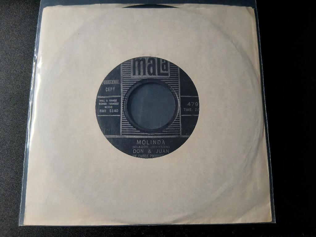 Don & Juan ‎– Molinda '7 Soul , Rhythm & Blues, Gebruikt, 7 inch, Single, Ophalen of Verzenden