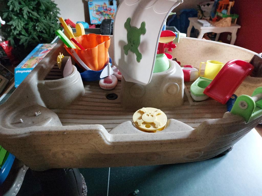 Piratenschip littl tikes, Ophalen, Gebruikt