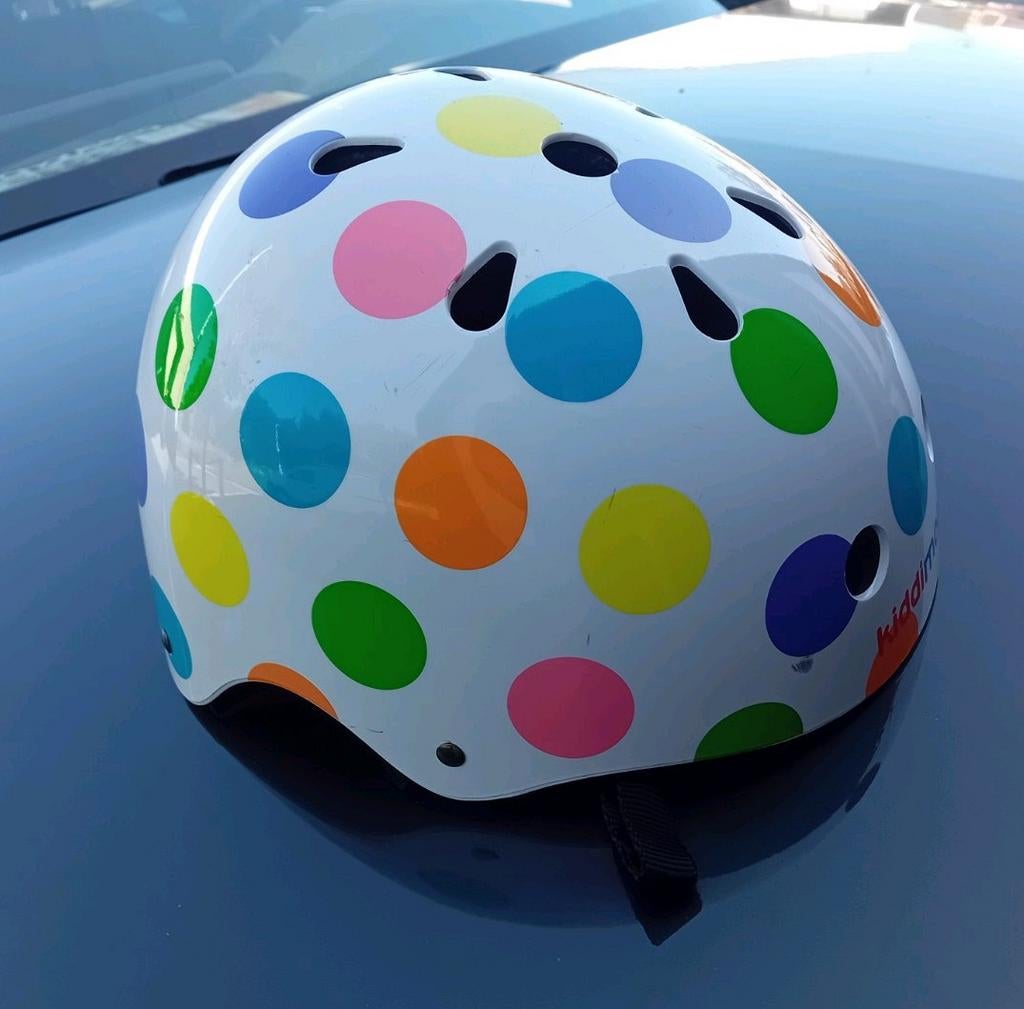 Fietshelm - helm meisje Kiddimoto NIEUWPRIJS 39,90€, Fietsen en Brommers, Meisje, Ophalen of Verzenden, Zo goed als nieuw, S