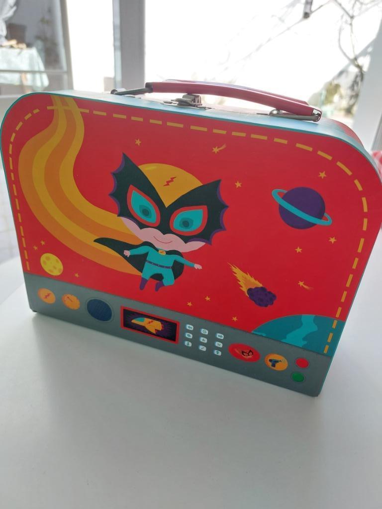 DJECO Verkleedset superheld / koffer+masker+cape, Kinderen en Baby's, Carnavalskleding en Verkleedspullen, Ophalen of Verzenden